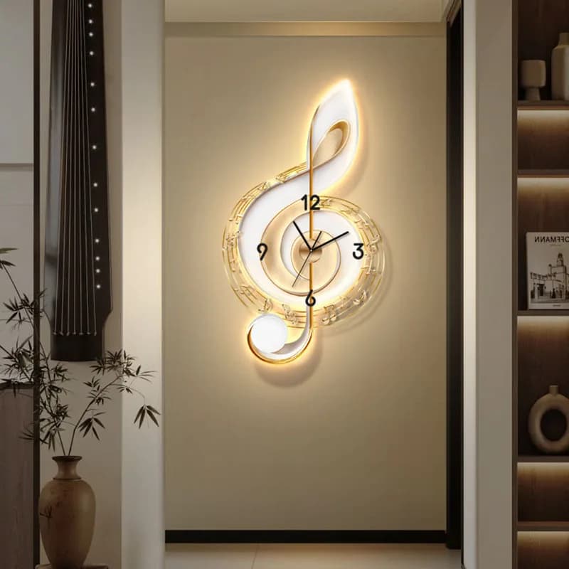 Orologio da Parete Moderno per Interni, Silenzioso, Design Creativo Nordico, Estetica Xenomorfa, Orologio da Parete di Lusso, Decorazione per la Casa