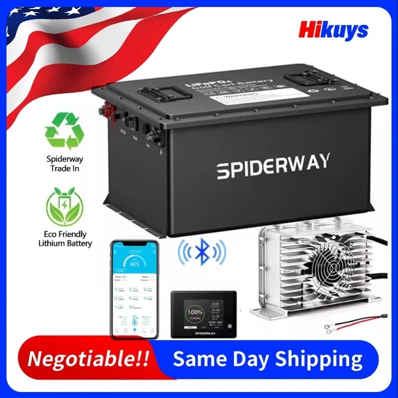 LiFePO4 lithium battery for golf cart 48V 105Ah with charger for EPIC EV i40FL i60