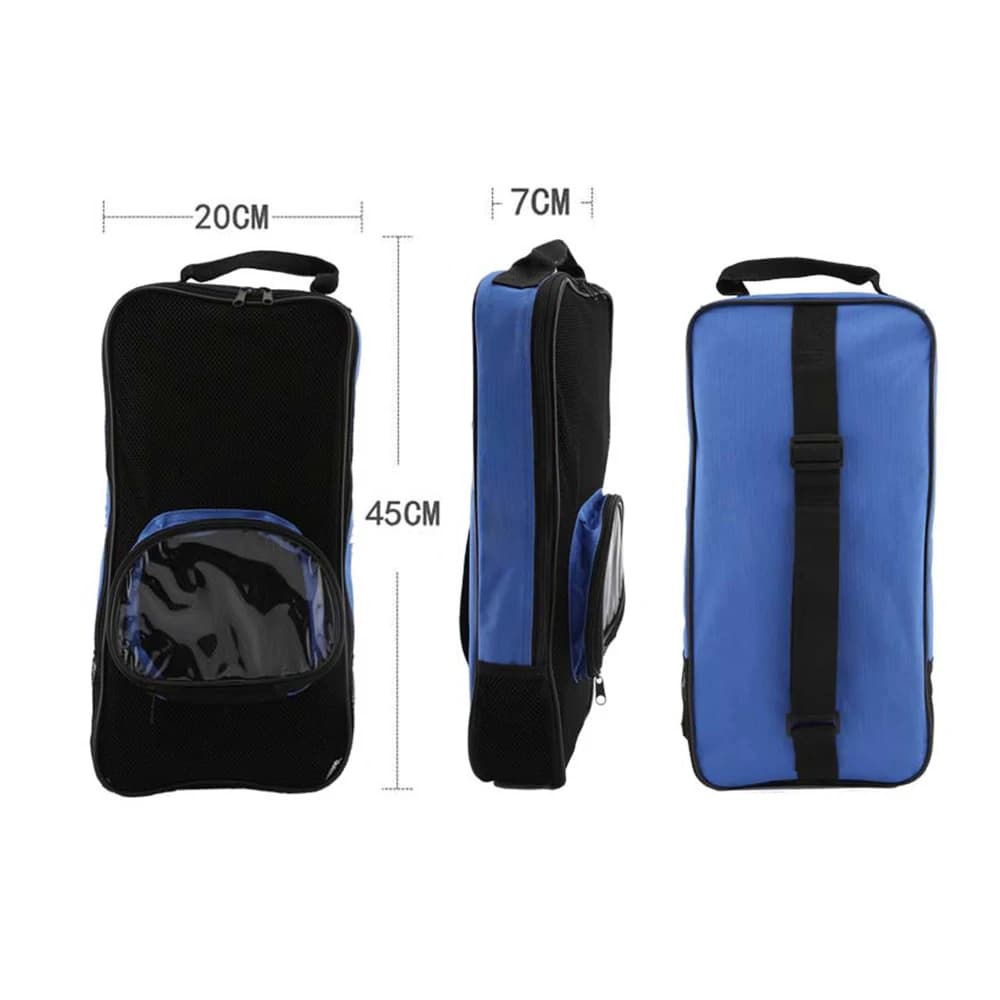 Scuba Diving Flipper Bag with Drawstring Packing Bag for Snorkeling Equipment with Snorkeling Pin Holder