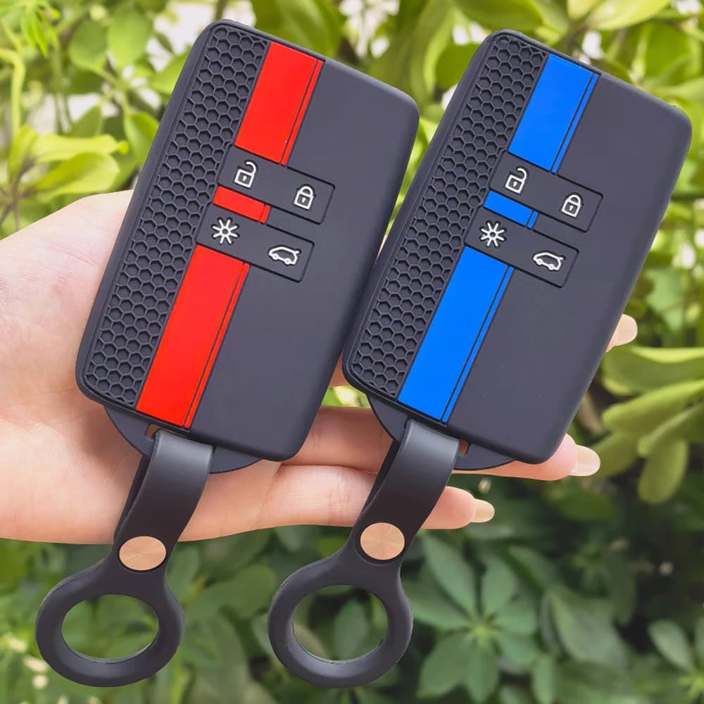 NEW for Renault Captur Megane Talisman Espace Clio Zoe Koleos Scenic 4 Arkana Dacia Sandero Card Silicone Car Key Case
