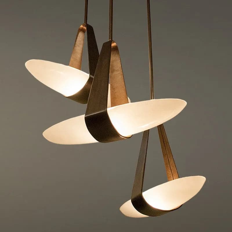 Nordic Designer Leather LED Chandelier Kitchen Coffee Tables Dining Room Bedroom Bedside Bar Art Pendant Lights Home Decor Lamps