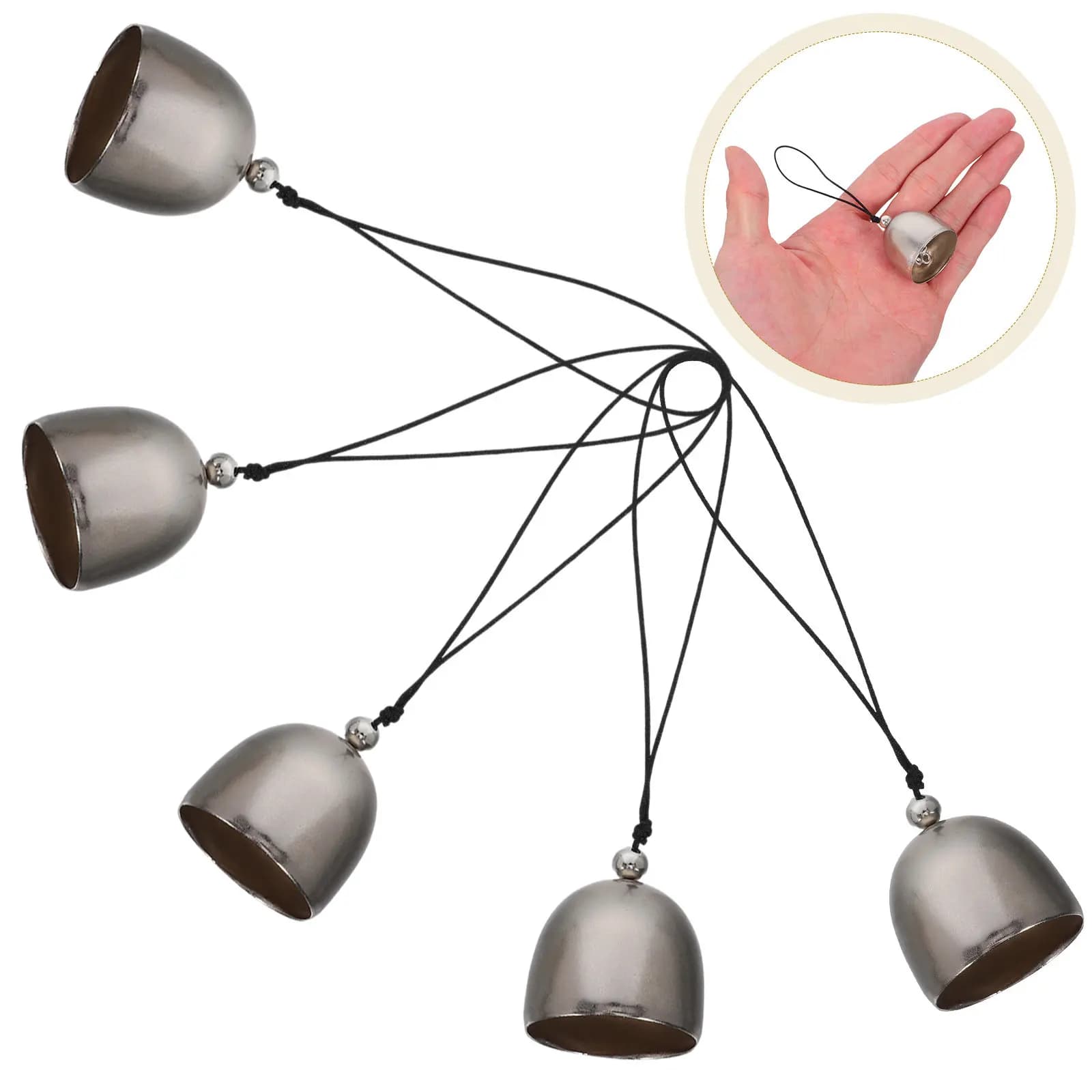20 Pcs Decorative Hanging Bells Home Door Christmas Tree Alloy for Doorbell Dream Catcher Pendant
