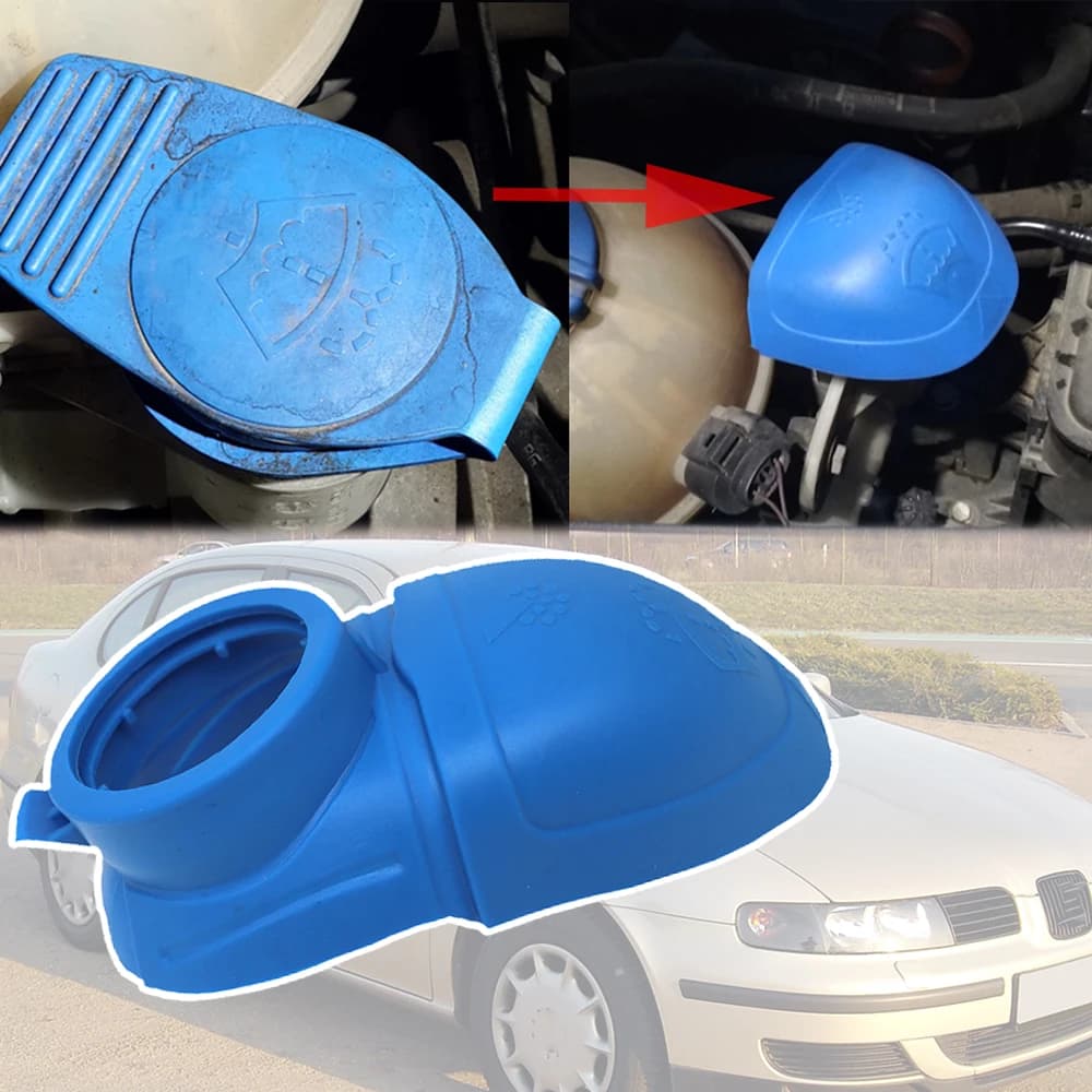 For SEAT Toledo MK1 MK2 MK3 MK4 1991 1992 - 2019 Auto Reservoir Fluid Wiper Blade Blade Embed Washer Tank Bottle Cover Filling Cap