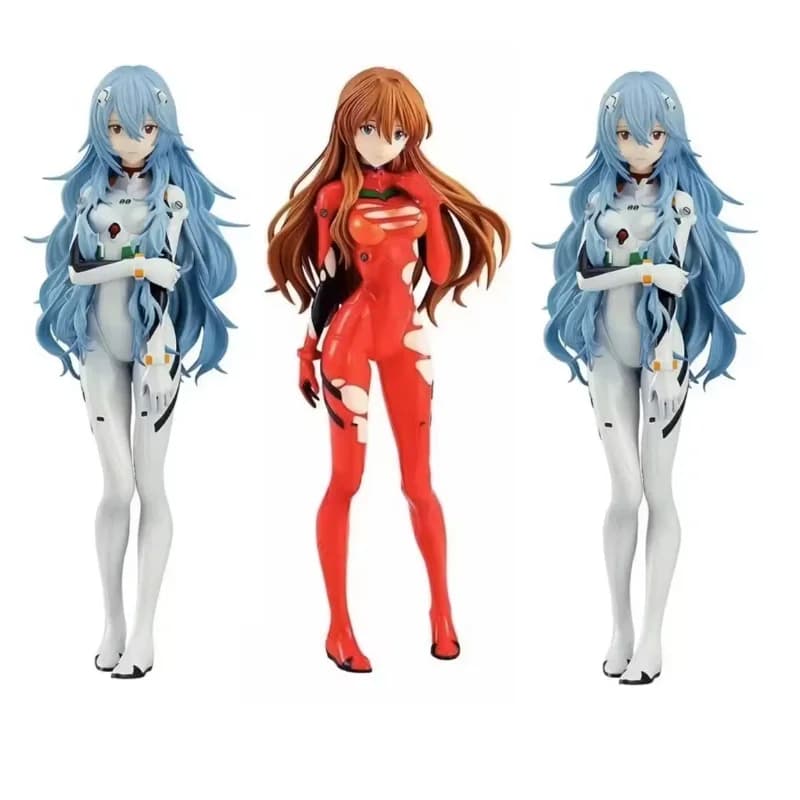Hot Genesis Evangelion Anime Figure EVA Ayanami Rei Asuka Two-Dimensional Model Chassis Desktop Ornament Gift Doll Toy