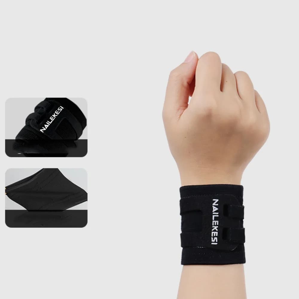 Fascia da Polso Ultra-Sottile 1 Pezzo, Supporto Elastico ad Alta Compressione per Sport, Attrezzatura Protettiva Leggera