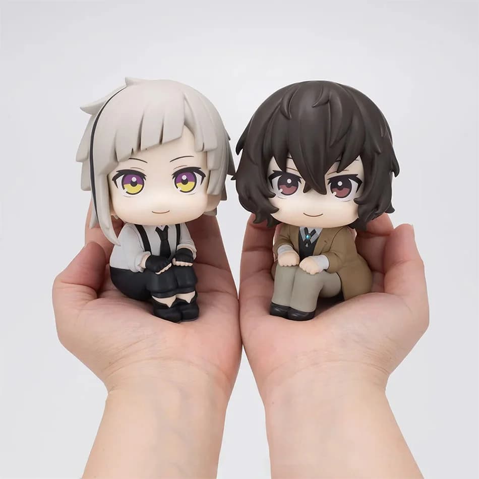 9.5 centimetri Bungou Stray Dogs Anime Figura Q-versione Dazai Osamu Action Figure Nakashima San Figurine PVC Collezione Modello Bambola Giocattoli