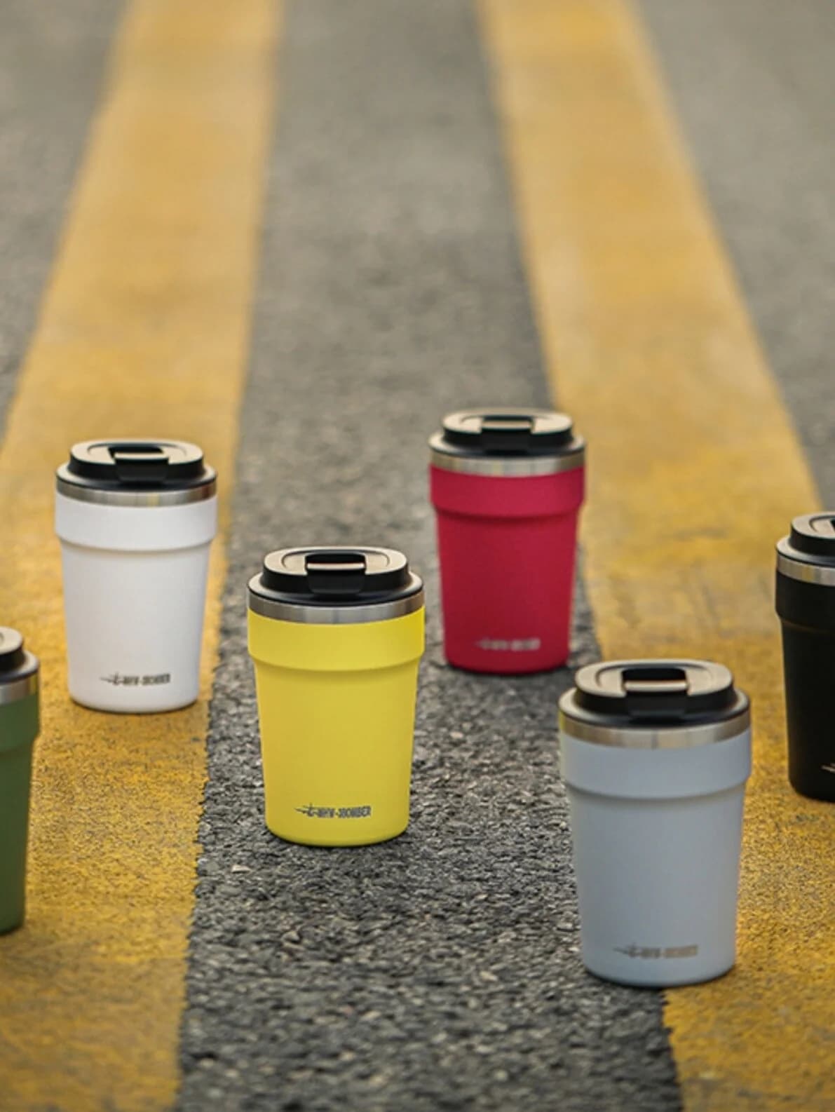 MHW Bomber Stainless Steel Coffee Cup Insulated Portable Car Vacuum Sealed Water Bottle Japanese Style Plain Color No Accesso...