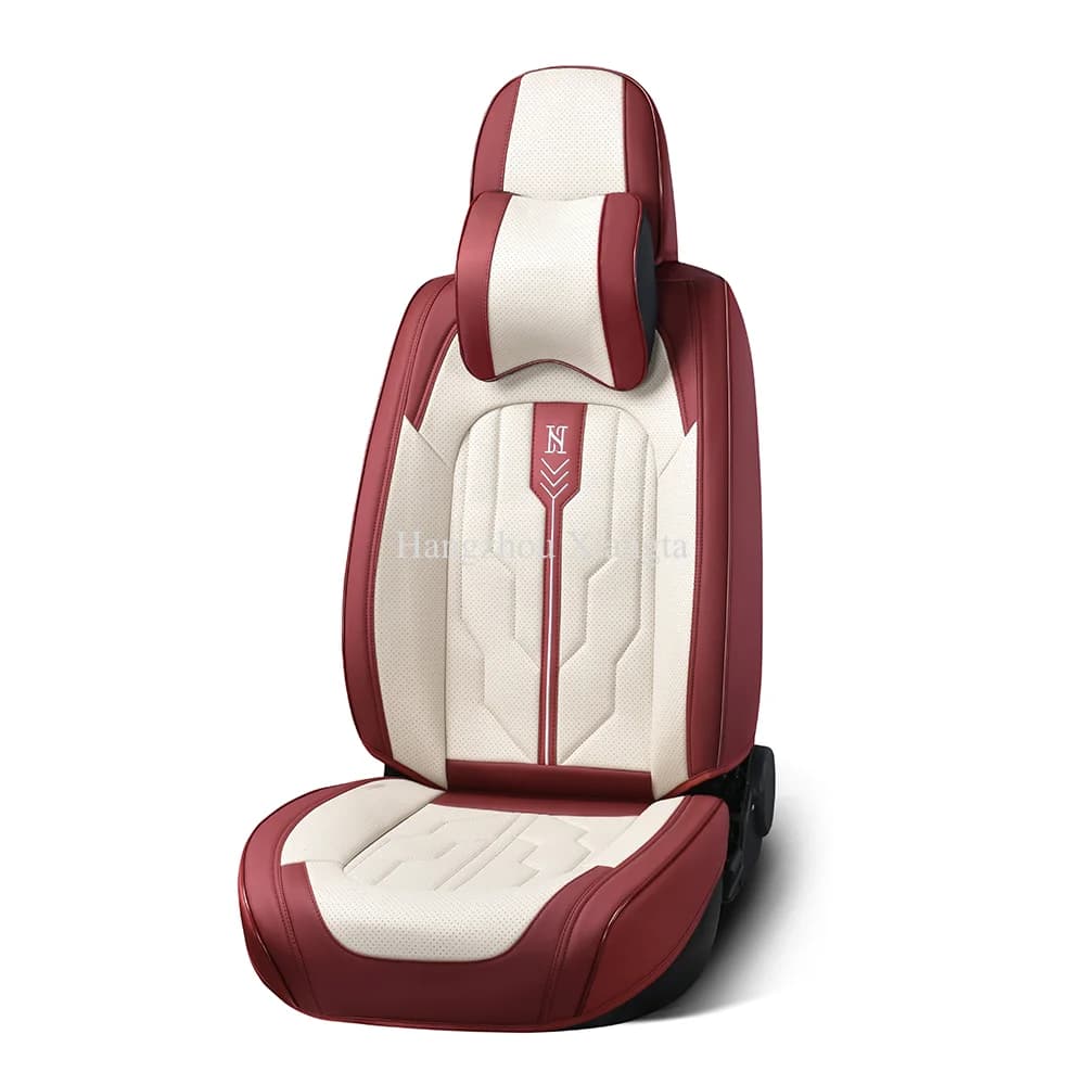 Car Seat Covers PVC Full Set Universal Luxury Car Seat Bearings 9 pcs for Car