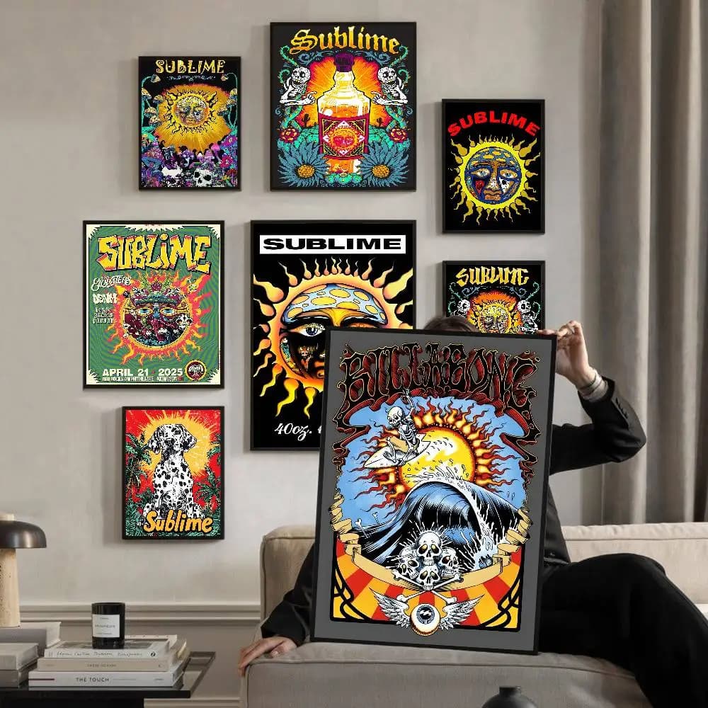 S-Sublime Band Good Quality Prints and Posters HD Quality Poster Wall Art Painting Study Home Decor