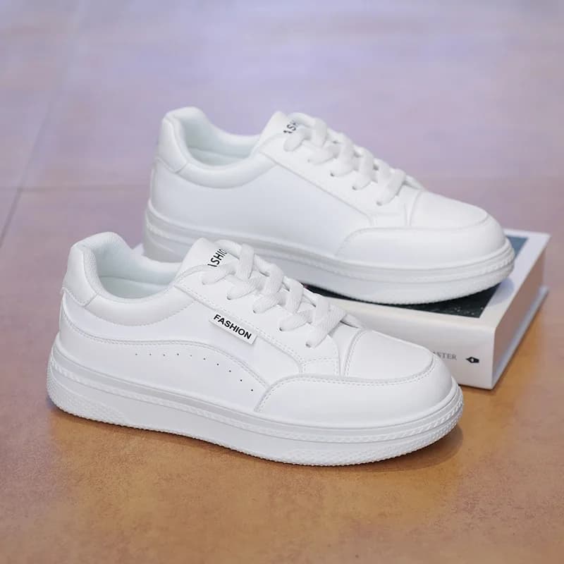 Nuove Scarpe Bianche in Pizzo di Design Primavera-Estate per Donne, Scarpe Casual alla Moda, Sneakers Sportive Femminili in Stile Coreano