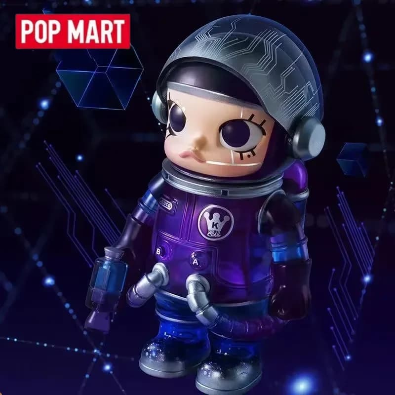 POP MART MEGA SPACE MOLLY SERIE 100% 02-B Scatola cieca originale Scatola misteriosa a sorpresa Cute Anime Action Figure Ornamenti Figurine