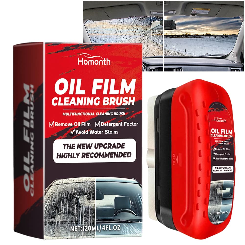 Dispositivo per la rimozione della pellicola dell'olio per vetro per auto, pannello per la pulizia del vetro, spazzola per la pulizia della pellicola dell'olio per parabrezza idrofobico, strumento per la rimozione delle macchie