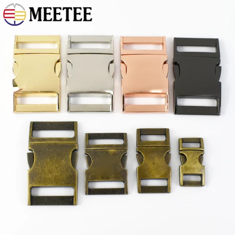5/10 Pezzi Fibbia a Sgancio Rapido in Metallo, Clip di Chiusura per Cinghie Borsa, Gancio per Collare Animale Domestico, Accessori Fai da Te per Zaini e Cucito