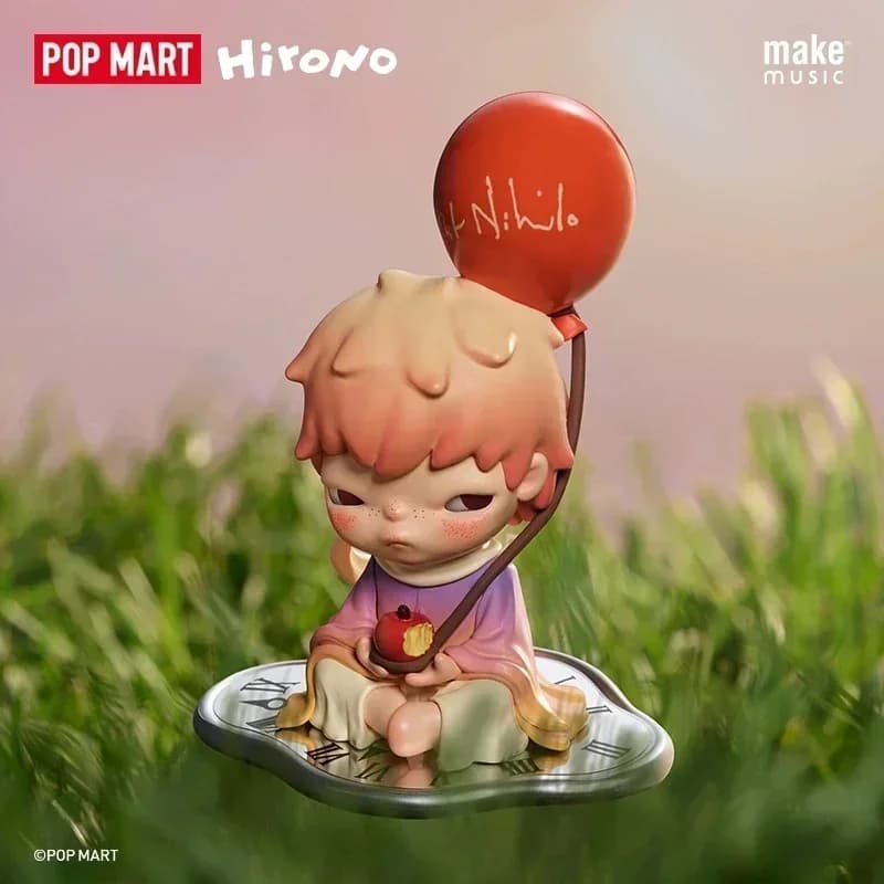 POP MART Hirono x Stefanie Sun Aut Nihilo Series Blind Box Guess Bag Decorazione del desktop Modello carino Regalo Ragazza festival Giocattoli Anime