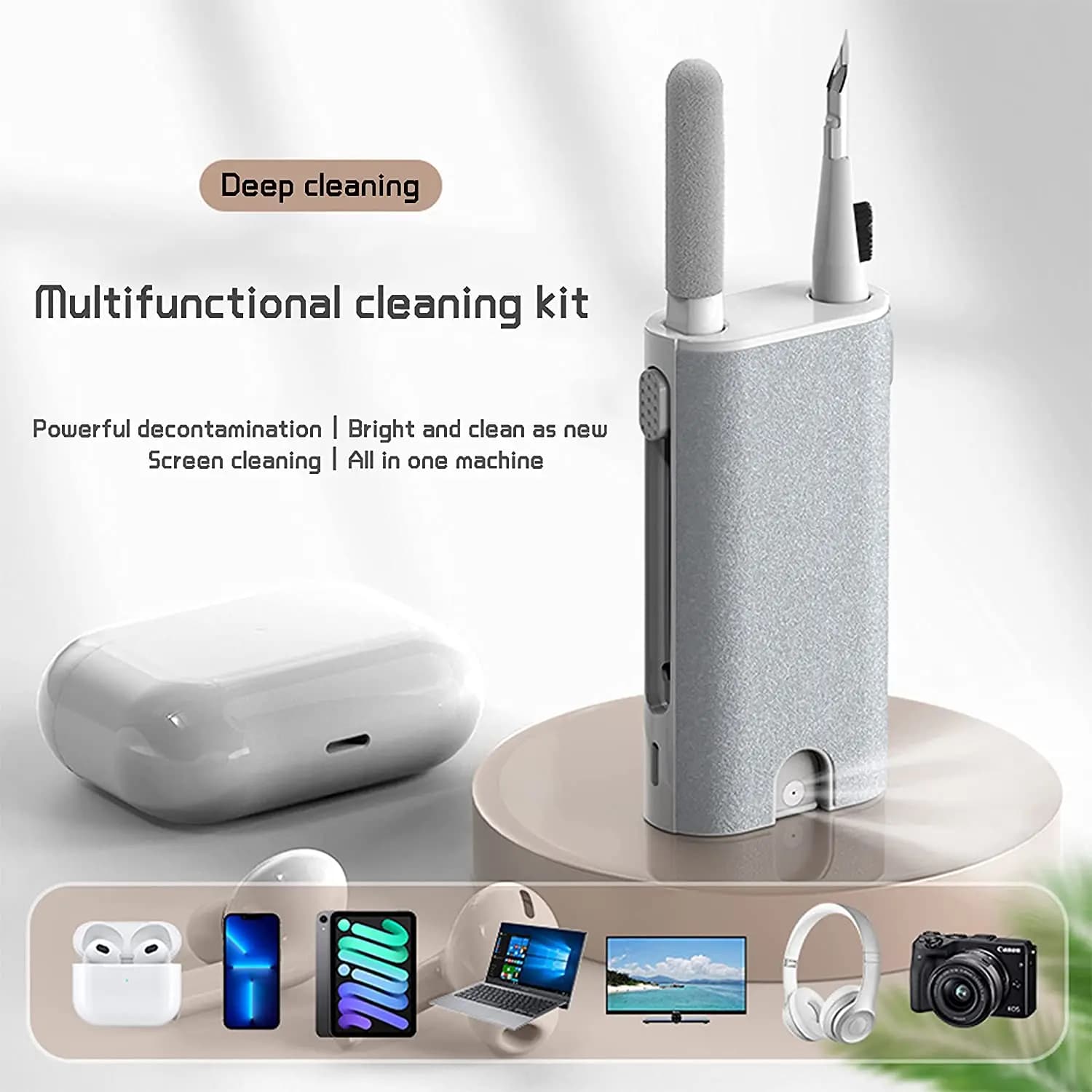 5 in 1 Cleaning brush kit for headphones Camera Phone Tablet Laptop TV Screen cleaning tools Headphone cleaning pen for Airpod Pro 3 2 1