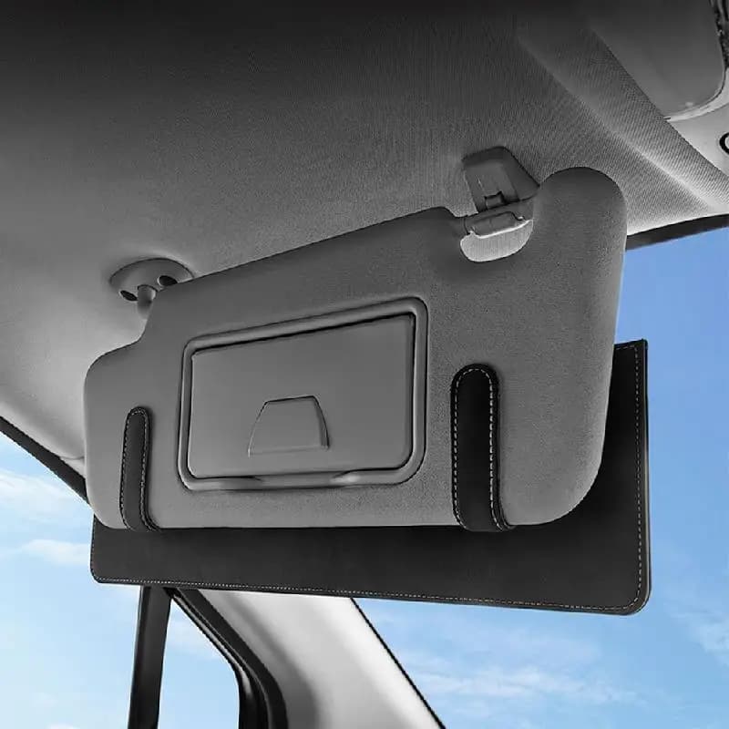 Visiera per auto antiriflesso con prolunga per visiera parasole polarizzata 1PC per una guida sicura, accessori per parabrezza automobilistici per blocco parasole