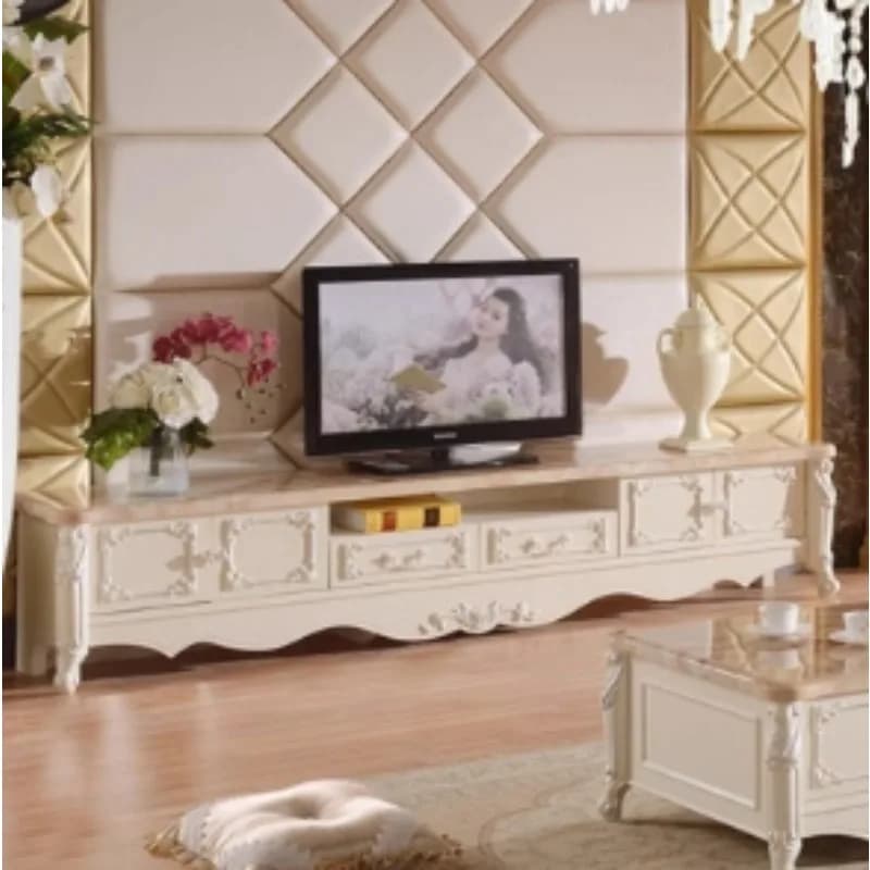 Mobile TV di lusso europeo Display Portaoggetti moderno Monitor di design Supporti TV Console per soggiorno Archivadores Mobili per la casa