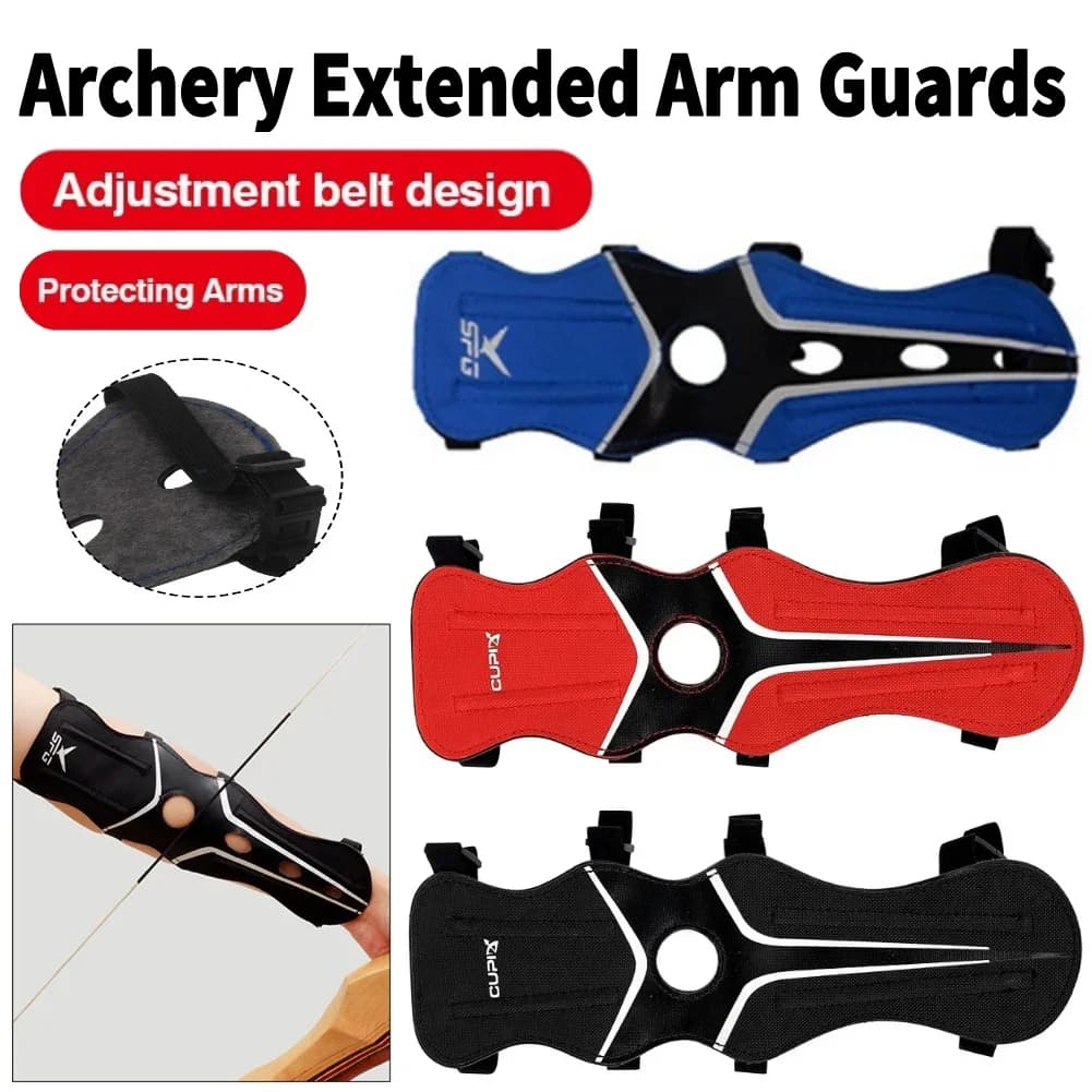 Arm Guard Archery Bow Arrow Forearm Protector for Hunting Practice Safe Armband for Adults Outdoor Playing Supplies