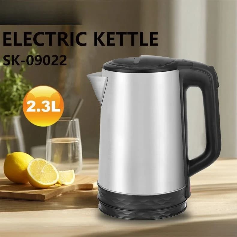 Bollitore Elettrico 220-240V, Compatto per Casa, Rapido, Capacità 2.3L, in Acciaio Inossidabile, 1500W