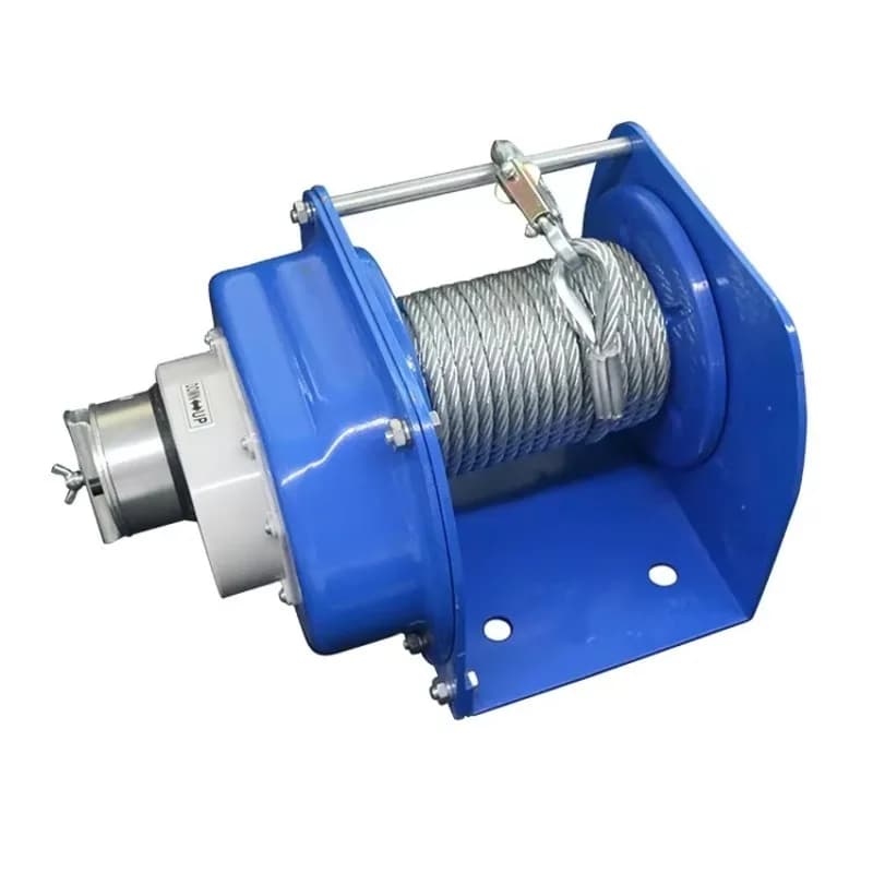 Manual winch 2000lb 10m marine winch with wire rope