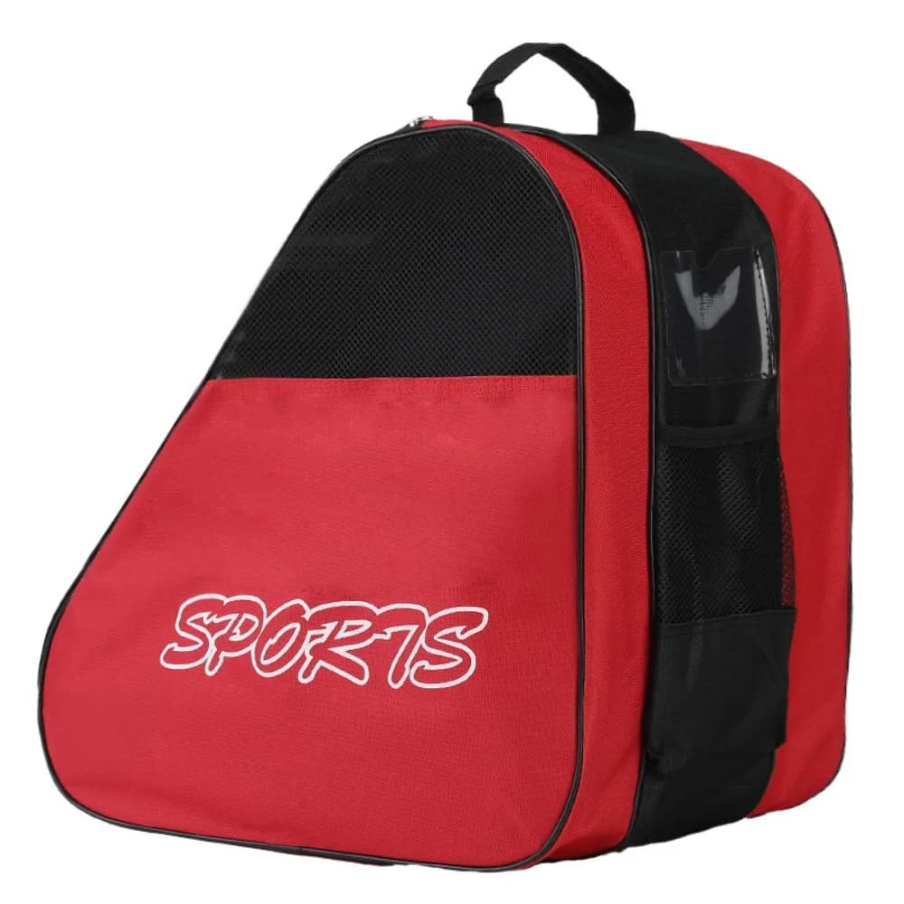 Large Capacity Roller Skates Bag 3 Layers Oxford Cloth Ice Skating Bag Carry Bag Breathable Skating Shoes Case Boys Girls