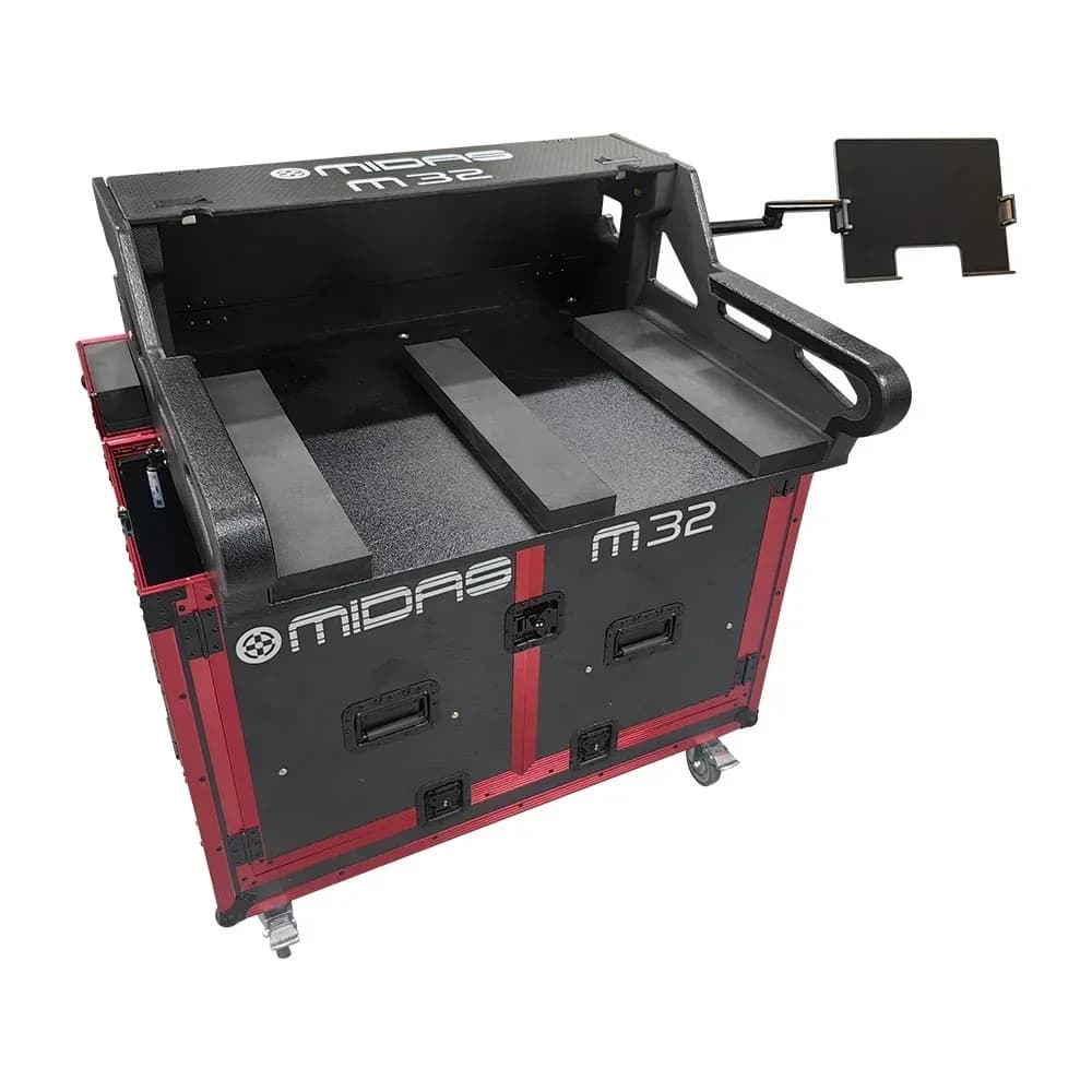 2026 Custom Hydraulic Case Flight for Midas M32 with Laptop Support, for Foreign Musical Equipment, Flight Case for Digital Mixer