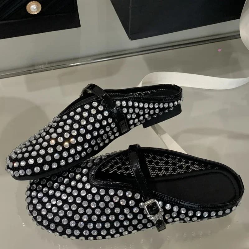 Aneikeh Pantofole Piatte Donna Abbigliamento Outdoor 2026 Moda Estiva Mocassino Casual Balletto Danza Scarpe da Donna Zapatos De Mujer
