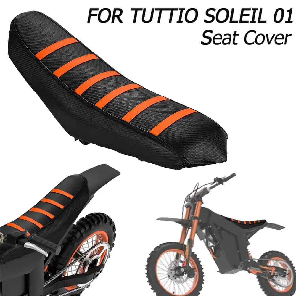 Coprisedili Ebike per Tuttio Soleil 01 Coprisedile antiscivolo Elettrico Dirt Bike Protezione morbida per cuscino Parti di motocicli fuoristrada