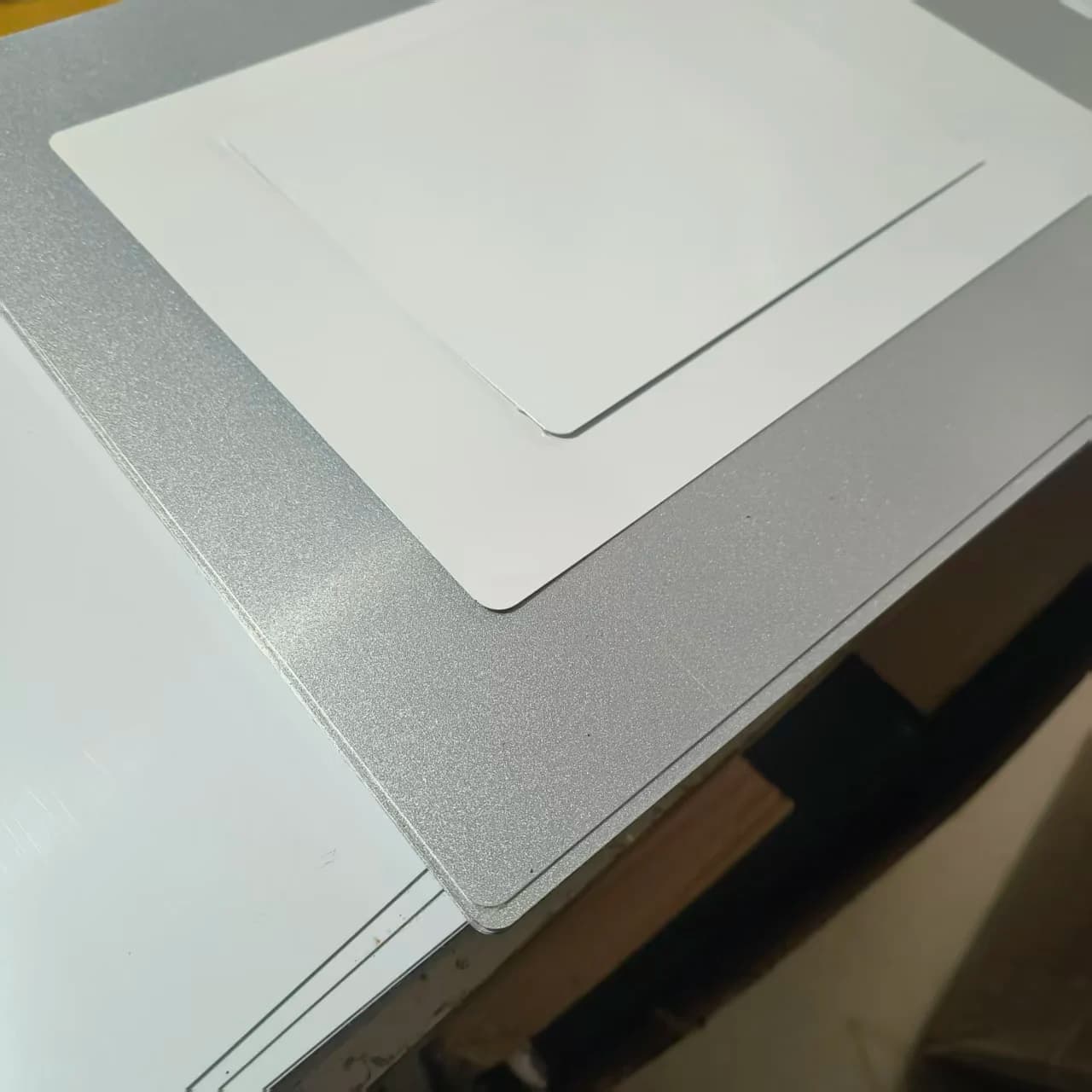 10 fogli Piastre in alluminio bianco per sublimazione con angoli arrotondati 0,5 mm di spessore 200x300 mm per trasferimento di inchiostro a sublimazione fai da te
