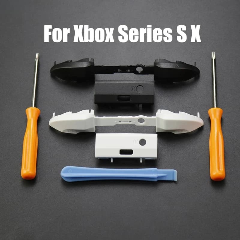 2 Sets RB LB Bumpers Buttons For Xbox Series X S Controller Trigger Button Middle Holder with Screwdriver Tool