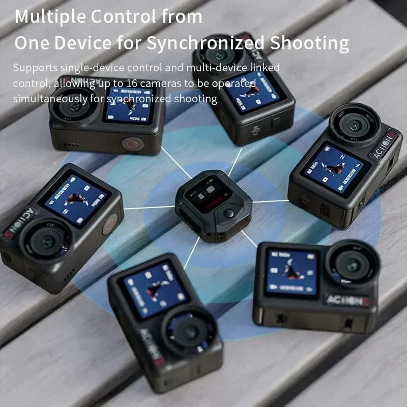 Wireless Bluetooth remote control STARTRC for DJI Action 6 5 Pro/Action 4, Camera accessory, Multi-Controller 25M wristwatch