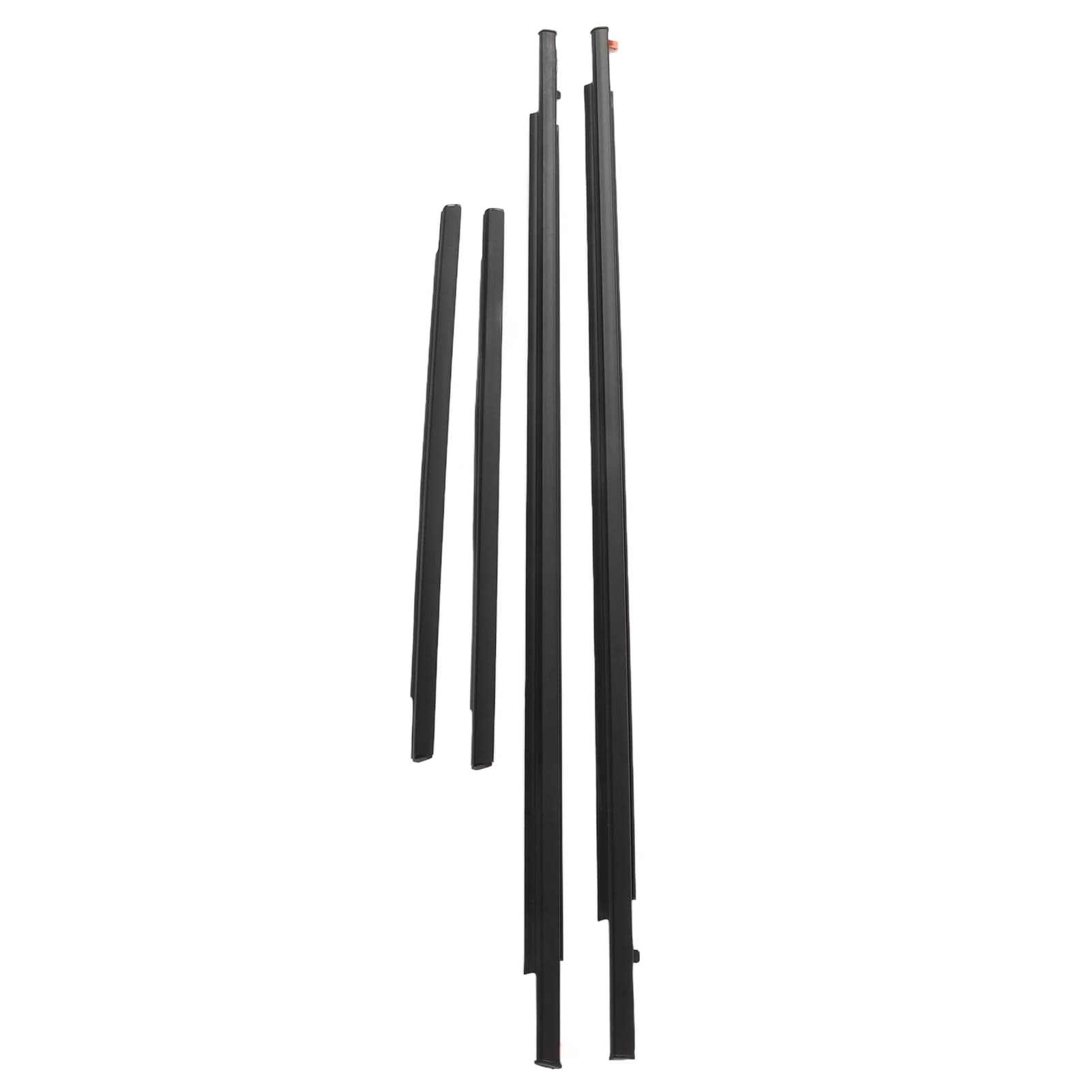 4 pezzi di modanatura per porte e finestre 6816235073 Sostituzione guarnizione anteriore posteriore per FJ Cruiser 2007‐2014