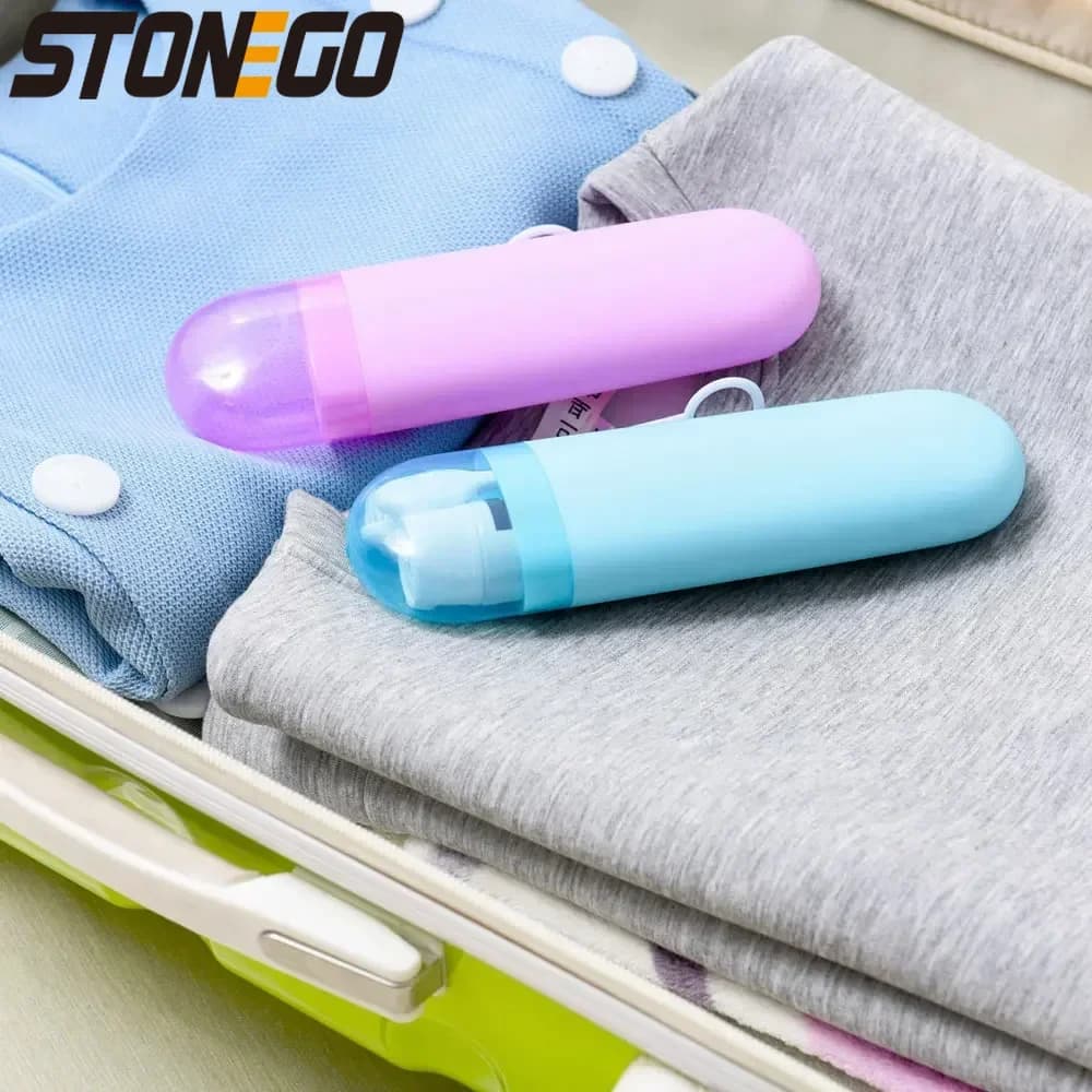Porta Spazzolino da Viaggio Portatile, Contenitore Impermeabile per Dentifricio, Organizer per Bagno, Accessorio per Casa