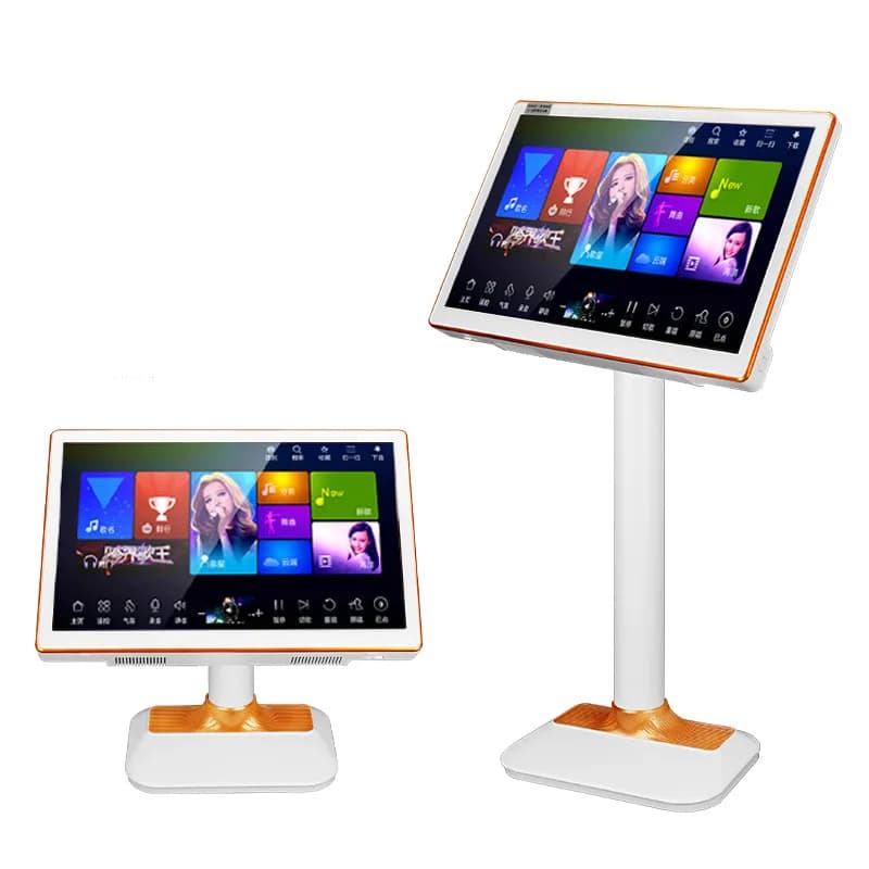 ZJZ 19,5 pollici famiglia professionale KTV Karaoke Song Karaoke System Machine Party Videoke Player