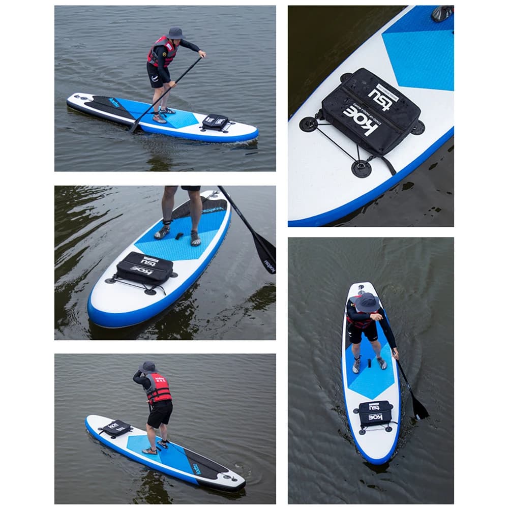 Insulated SUP Cooler Bag Waterproof Deck Storage Pack with Swivel Clips For Paddle Board Surfboard Outdoor Water Sports Accessor