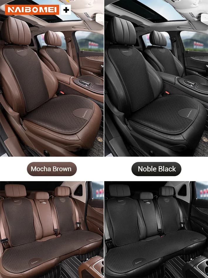 Seat cushion in breathable iced silk, front and rear seats protection, universal seat cover for all seasons for BMW E46