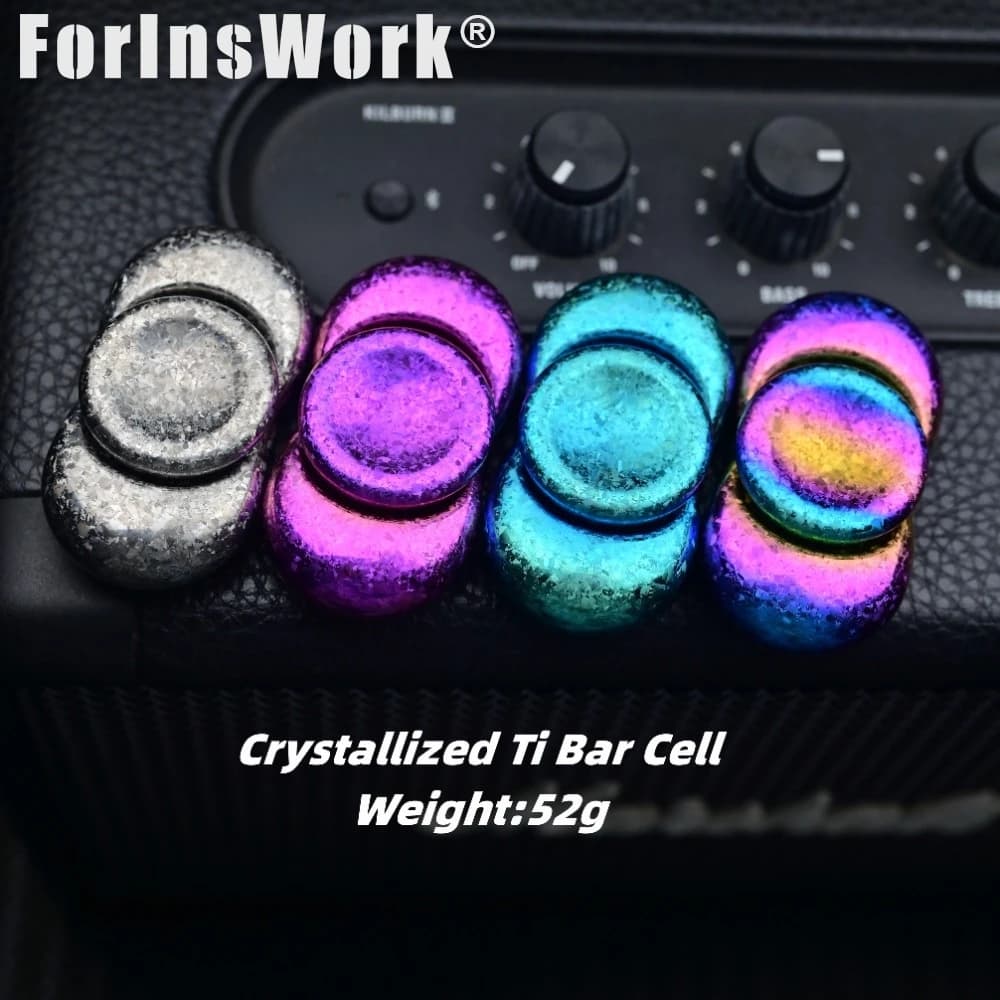 KINETICS ASIA PACIFIC EDC Cristallizzato Ti Bar Cell Hand Spinner Metallo Agitarsi Giocattolo Autismo Giocattoli Agitarsi Giocattoli Adulti