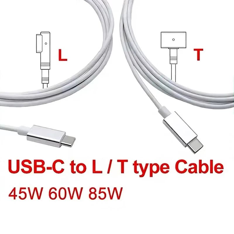 New Laptop Charger Macbook Pro Air Adapter mag 1 mag 2 45W 60W A1278 A1286 A1465 A1466 A1425 A1502 A1398 USB-C cable