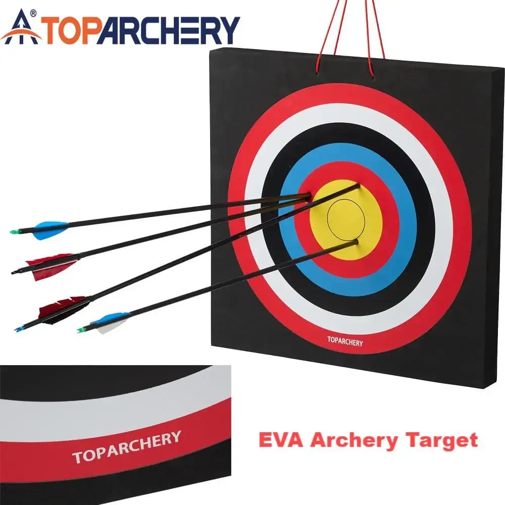 Archery 50x50x5cm Target Foam Hot Press Printed Recurve Compound Bow Hunting Practice Professional Move EVA Targets Face