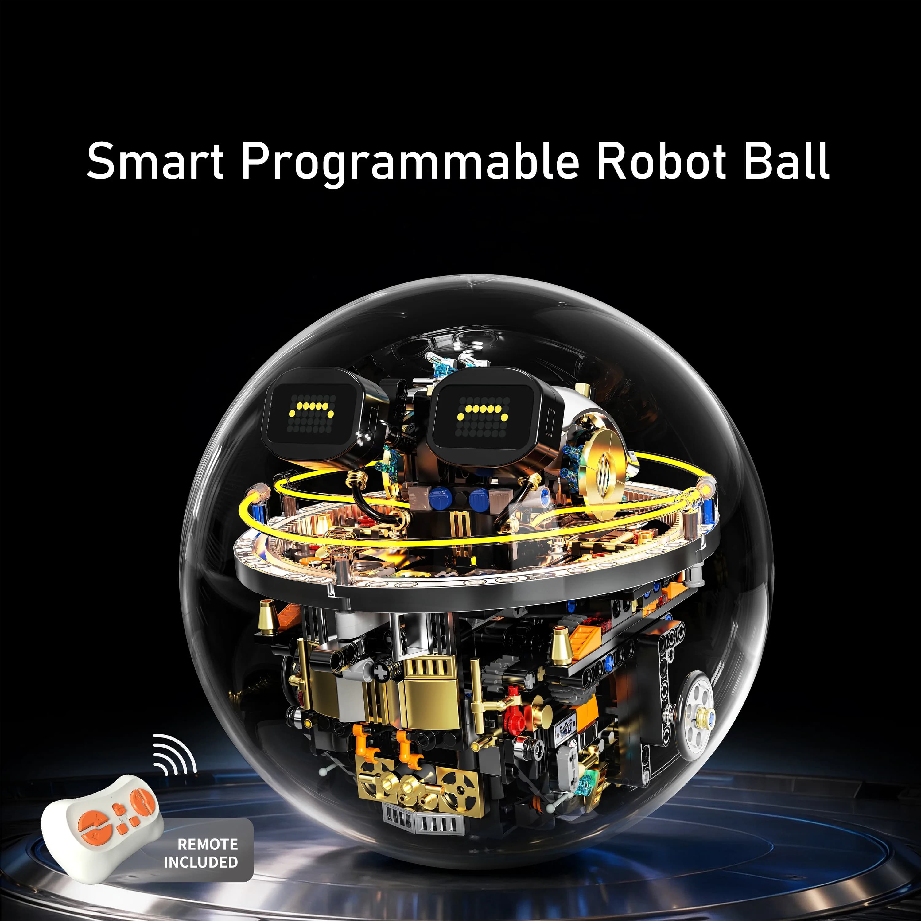 Blocchi di Costruzione Robot Sci-Fi Programmabili - Giocattolo Elettronico Intelligente RC Dinamico, Regalo Tecnologico Creativo per Bambini
