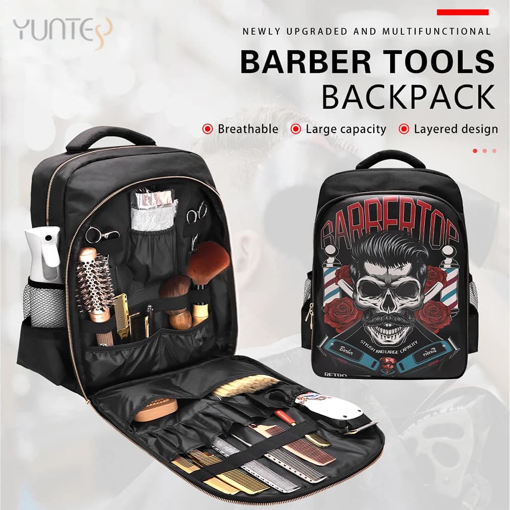 Backpack for hairdressers Multipurpose luggage bag Professional hair toolbox Waterproof barber equipment bag