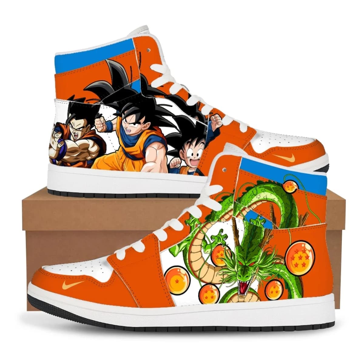 Scarpe Dragon Ball Z, Sneakers Goku Vegeta, Scarpe Casual con Stampa Cartoon, Sneakers Alte, Scarpe da Basket Anime, Regalo di Compleanno