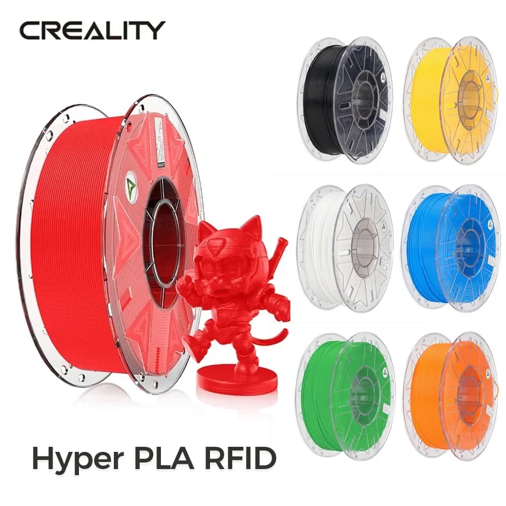 Creality Hyper PLA Filament RFID Built-in chip 1.75 mm 1 kg High speed printing Tags 3D RFID printing for 3D printer K2 Plus Combo