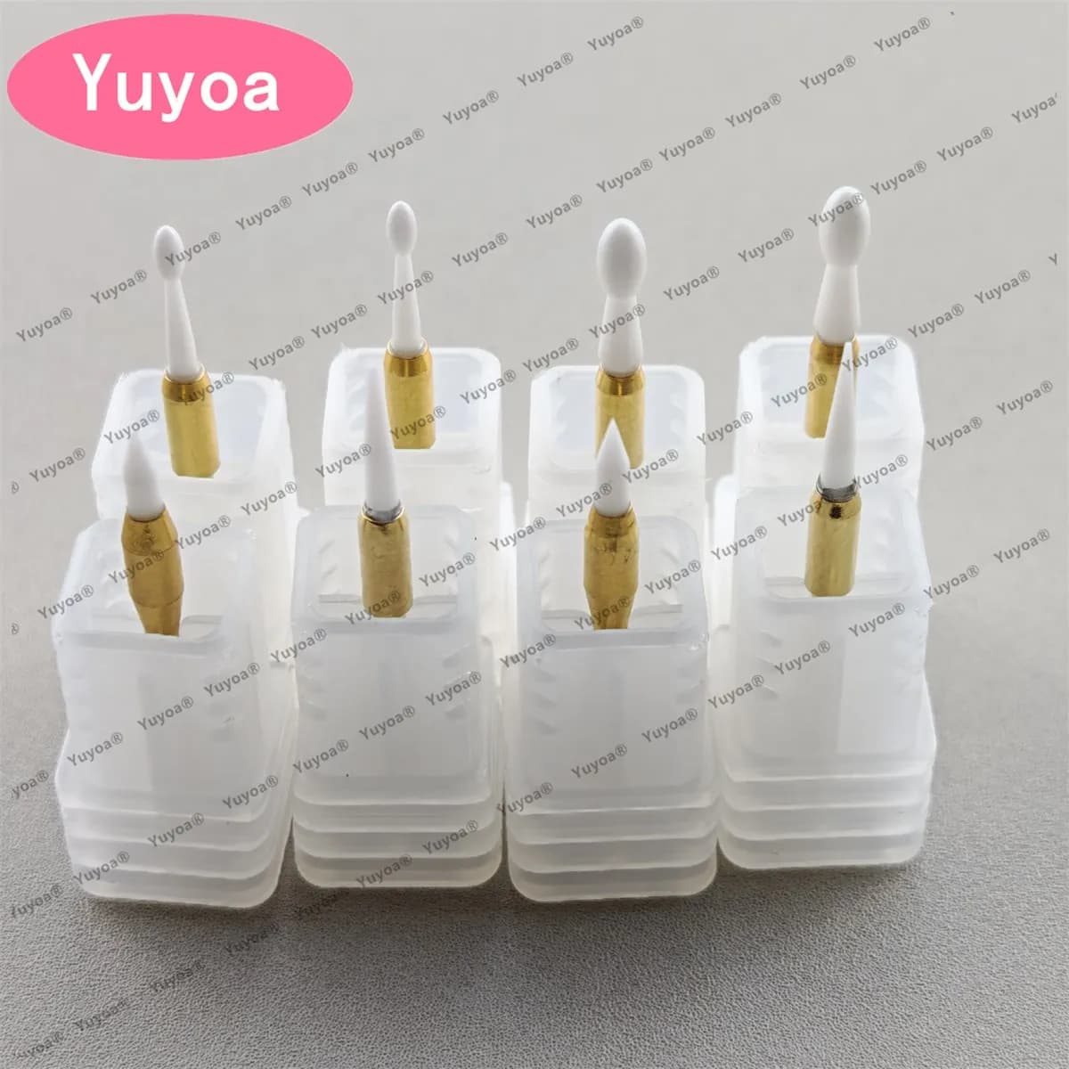 4 soft ceramic dental cutters for removal of fabrics and gums, dental whitening tool for dentists