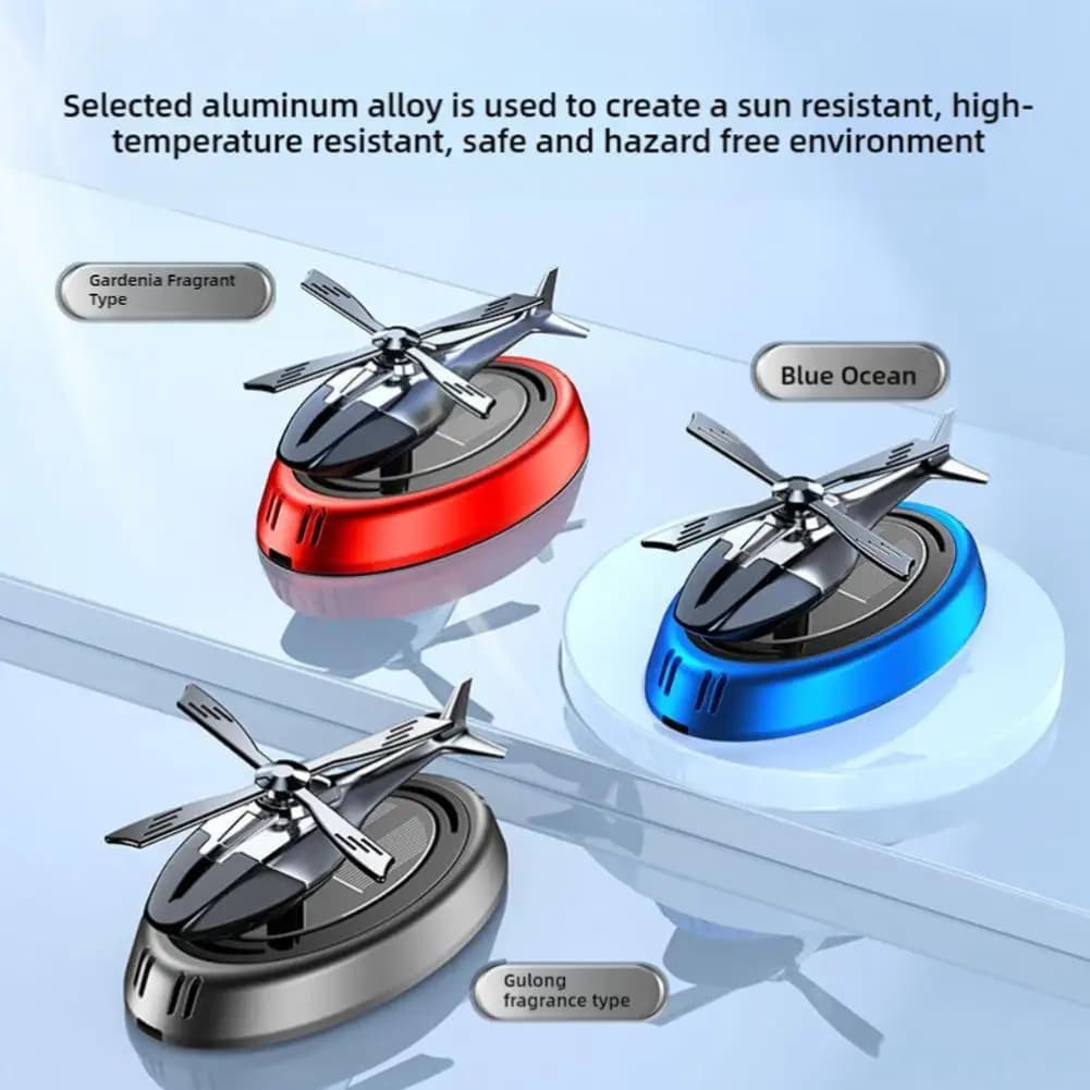 Aromaterapia per auto solare Ornamenti rotanti Centro auto Deodorizzazione dell'aria Deodorante Console Decorazione profumata X5P8