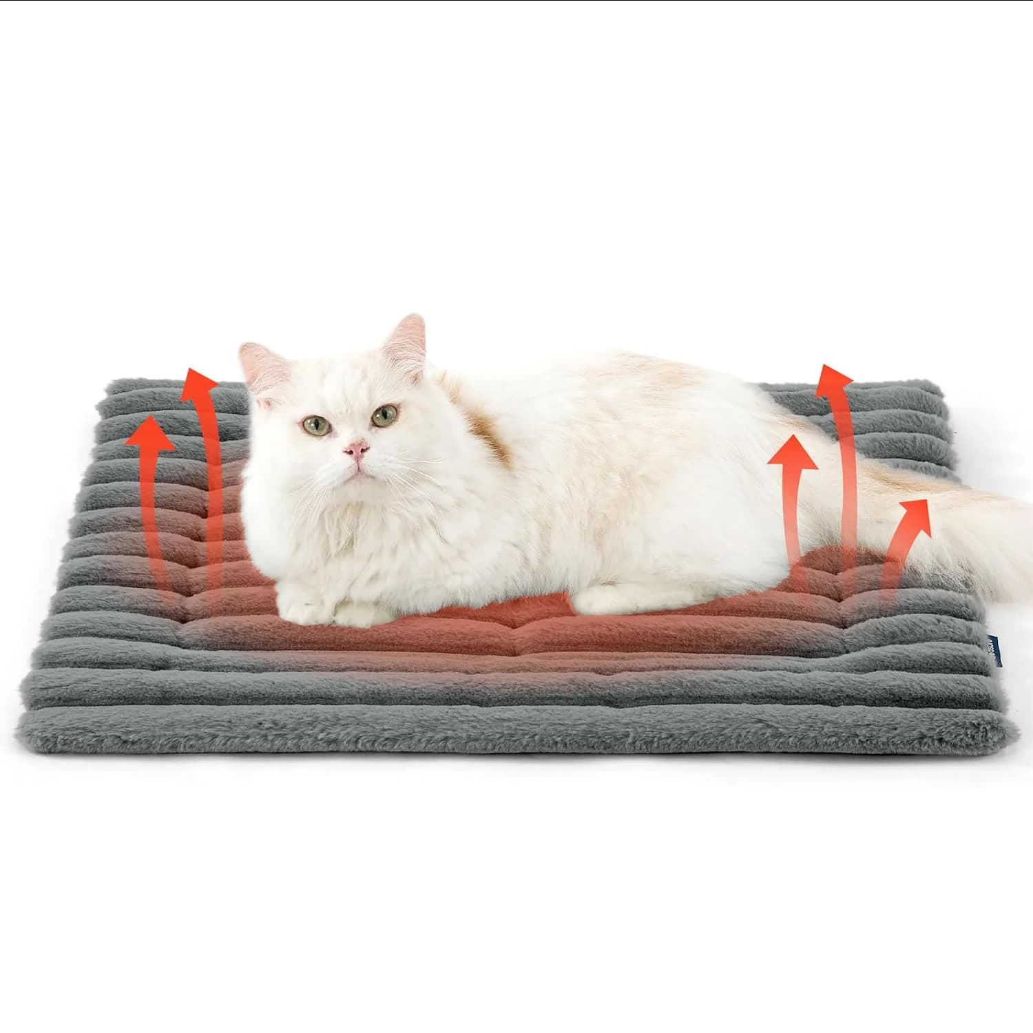 Tappetino Autoriscaldante per Gatti Piccoli, Cuscinetto Termico Autoriscaldante per Cani, Tappetino Extra Caldo per Cuccioli, per Interni ed Esterni, Antiscivolo e Lavabile