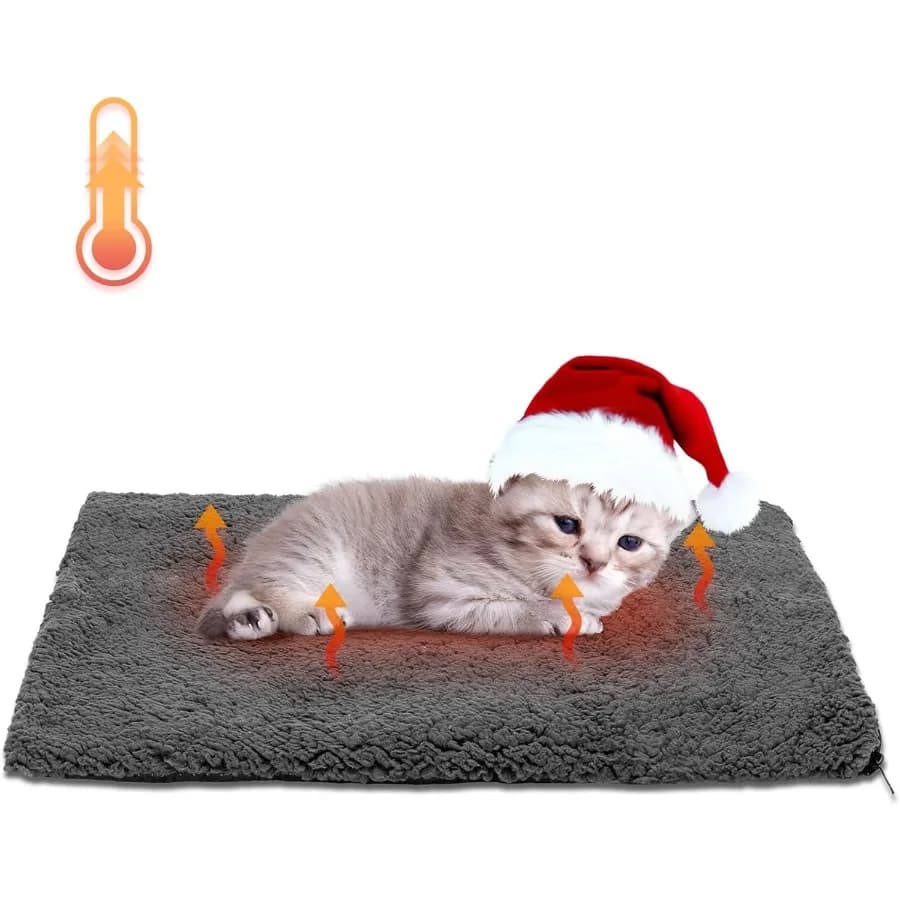 Letto per gatti autoriscaldante Tappetino per cassa termica super morbida per cani per dormire Lavabile antiscivolo Tappetino per cuccia per animali domestici autoriscaldante per piccole dimensioni