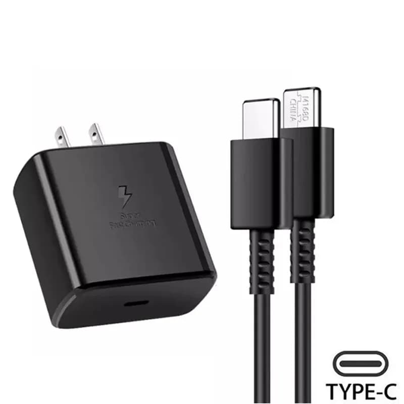 45w USB-C Super Fast Wall Charger+6ft Cable For Samsung Galaxy S24 S23 S22 S21