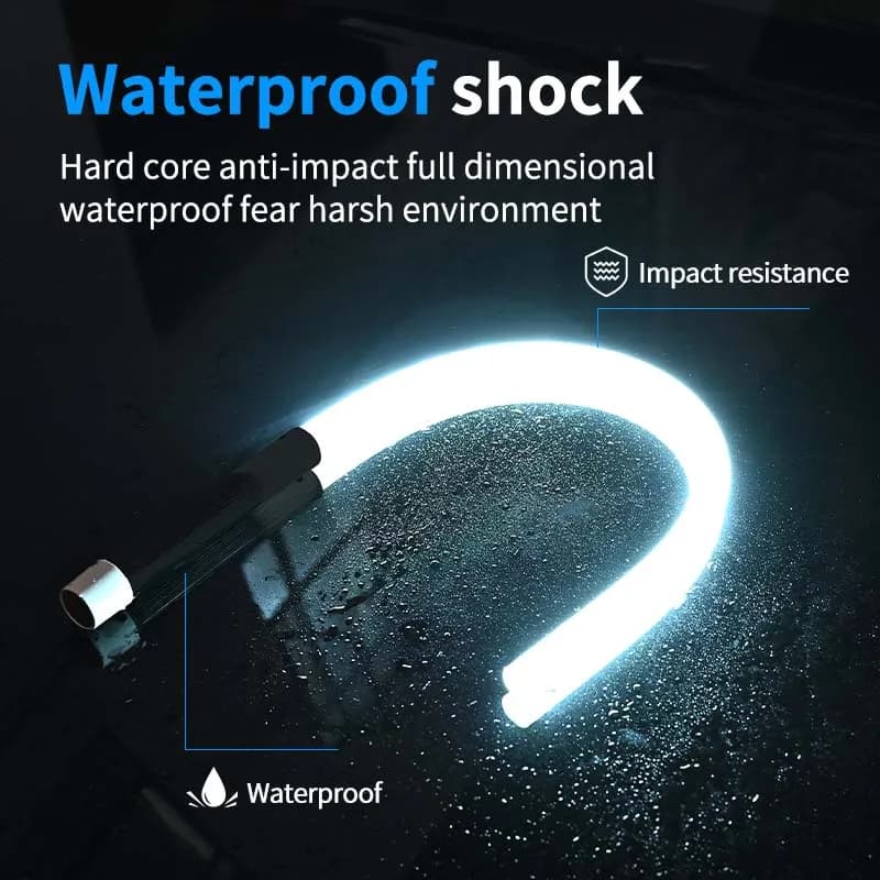 New Flexible Silicone LED Strip Light High Lumens 73cm LED Flashlight Stick Professional Work Light 73cm Portable Tool For Car R