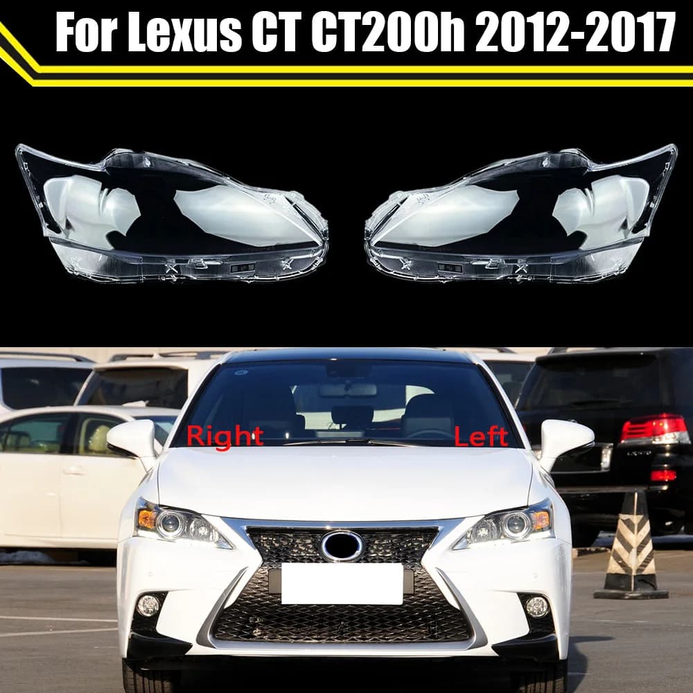 Auto Headlamp Case For Lexus CT CT200h 2012-2017 Car Headlight Cover Masks Glass Lamp Shell Lens Glass Caps Light Lampshade